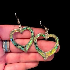 Abalone Sterling hearts